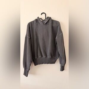 Aerie Womens Charcoal Hoodie Sweater